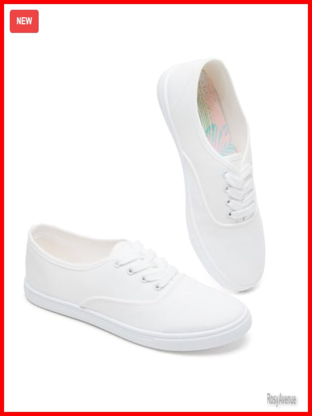 Womens Canvas Slip-On Sneakers